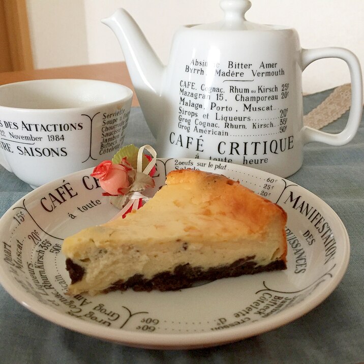 ヨーグルトで簡単ヘルシー オレオのチーズケーキ レシピ 作り方 By Merryeri 楽天レシピ